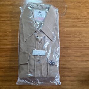 Military USMC Charlies Shirt Size 17 x 34  Long Sleeve Dress Uniform NEW